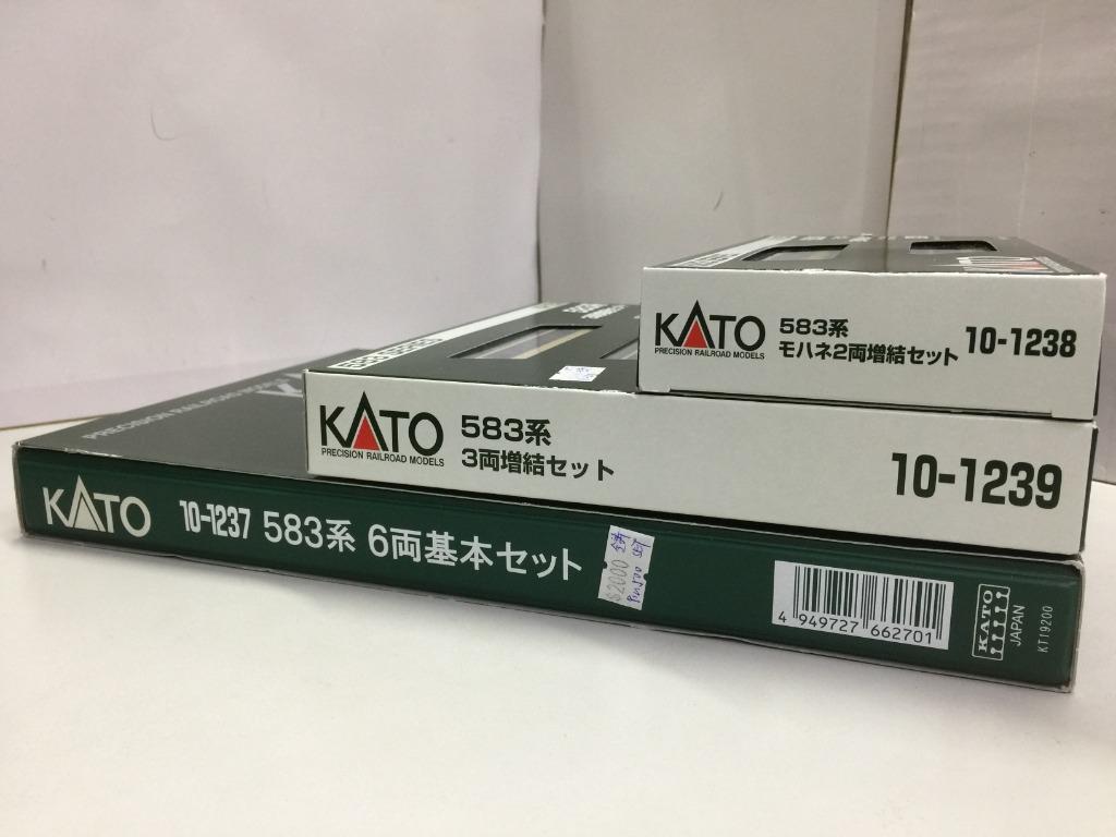 KATO N-GAUGE 10-1237 10-1238 10-1239 583系PRECISION RAILROAD