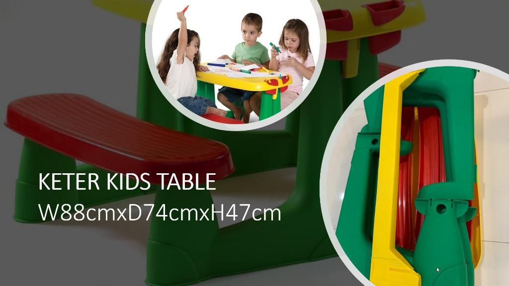 KETER KIDS TABLE (INDOOR/OUTDOOR), Hobbies & Toys, Toys & Games on ...