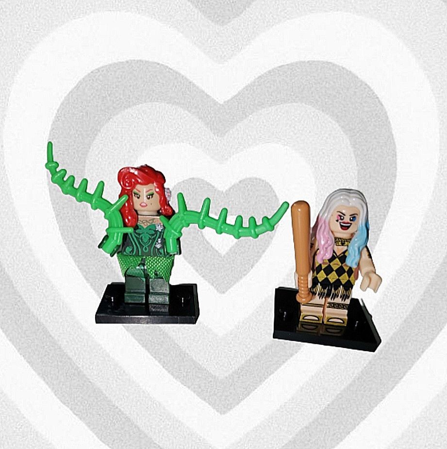 LEGO HARLEY QUINN, POISON IVY, FIGURE, CARTOON, TOYS, Hobbies & Toys ...