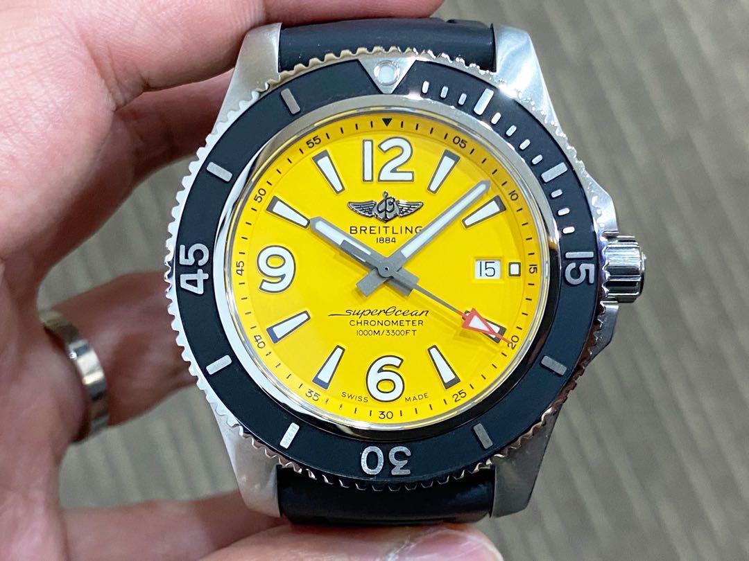 Breitling superocean 44 discount yellow