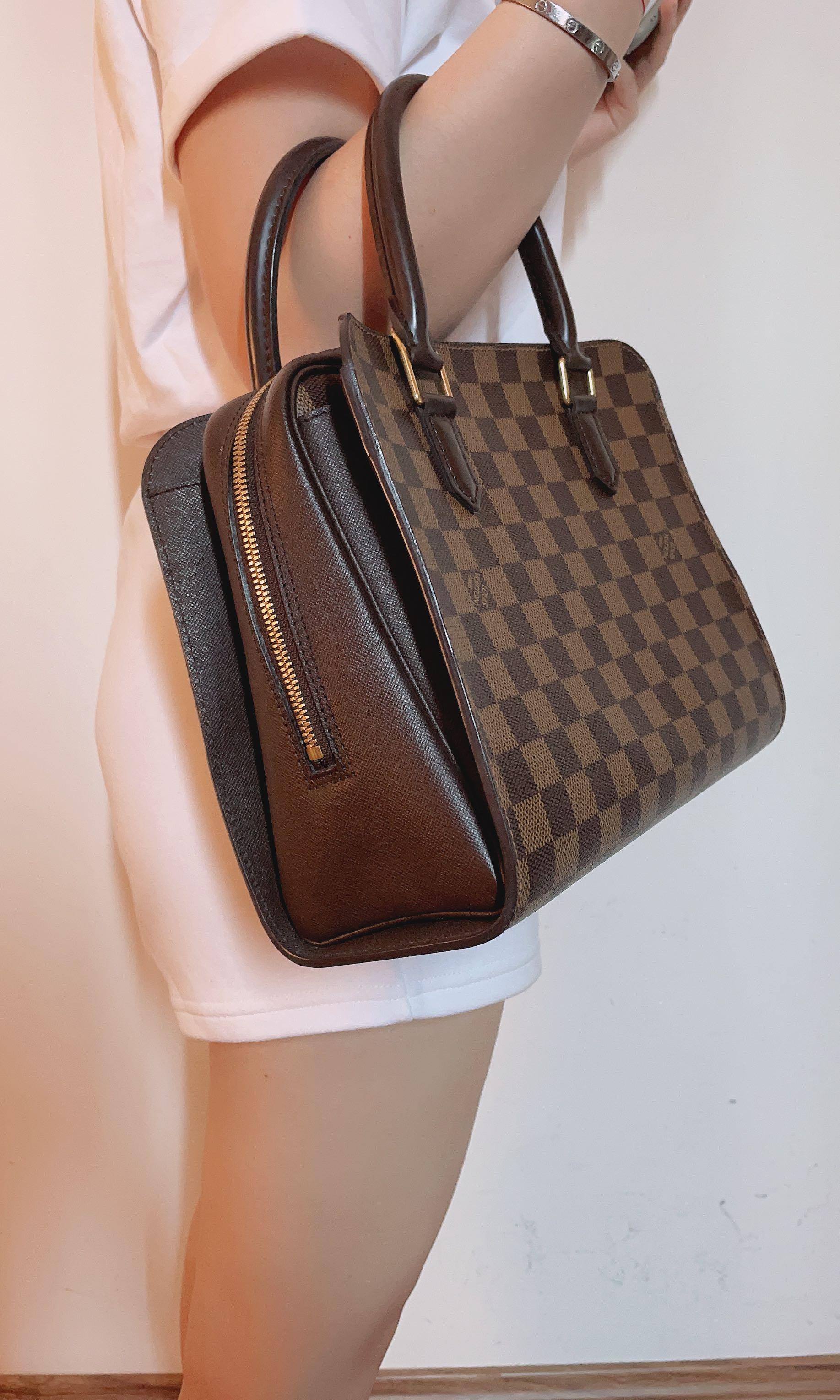 Like new LV Louis Vuitton Triana Ebene tote, Women's Fashion, Bags