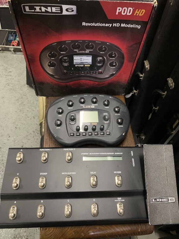 Line 6 POD HD + foot controller, 興趣與生活, 樂器 - Carousell
