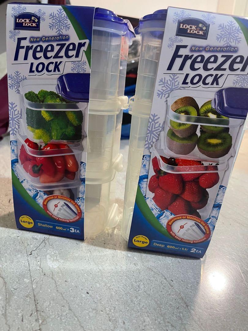 Lock & lock freezer lock containers, Furniture & Home Living ...