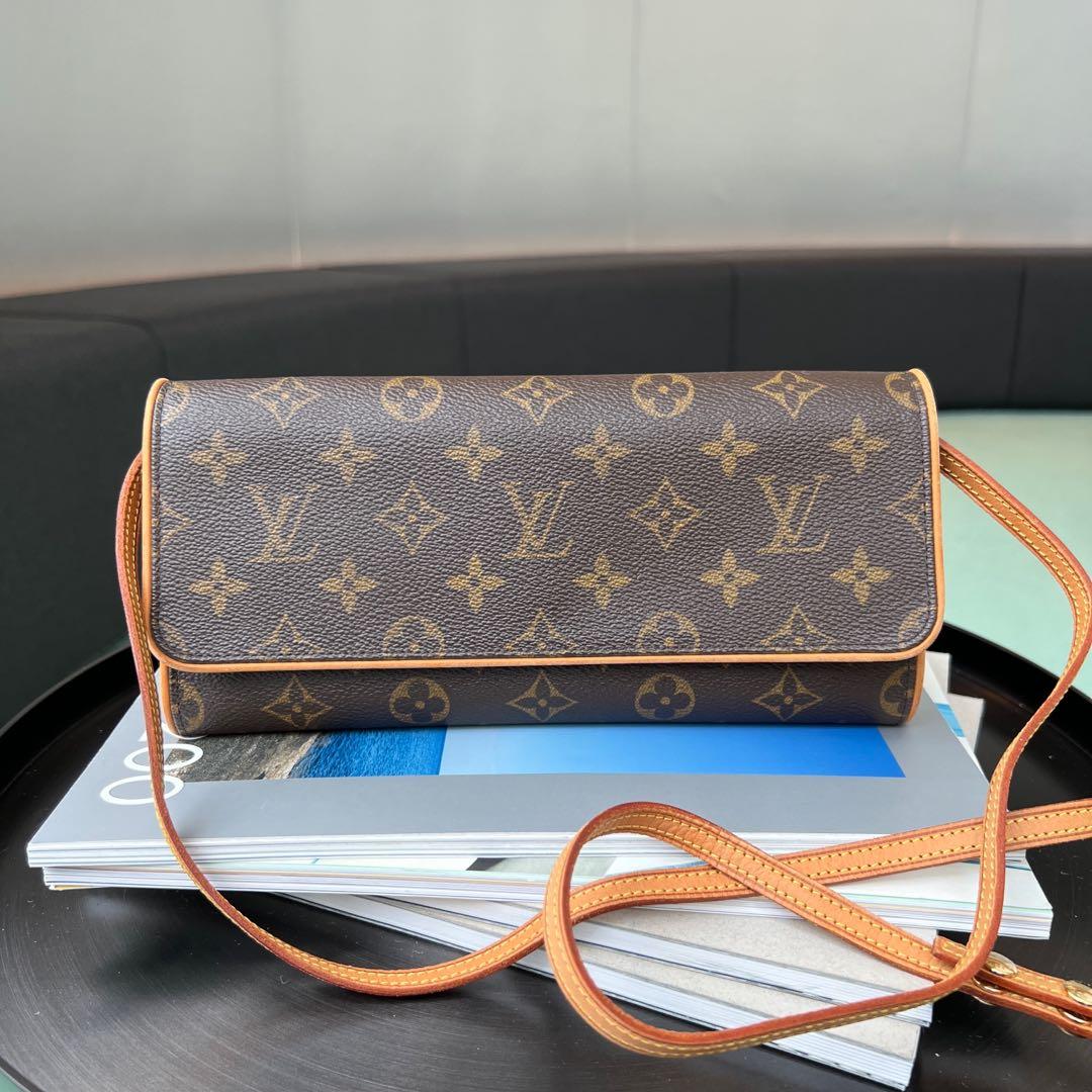 LV phone box monogram sling bag, Luxury, Bags & Wallets on Carousell