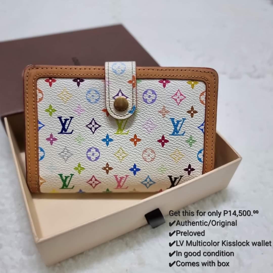LV Multicolor Wallet, Luxury, Bags & Wallets on Carousell