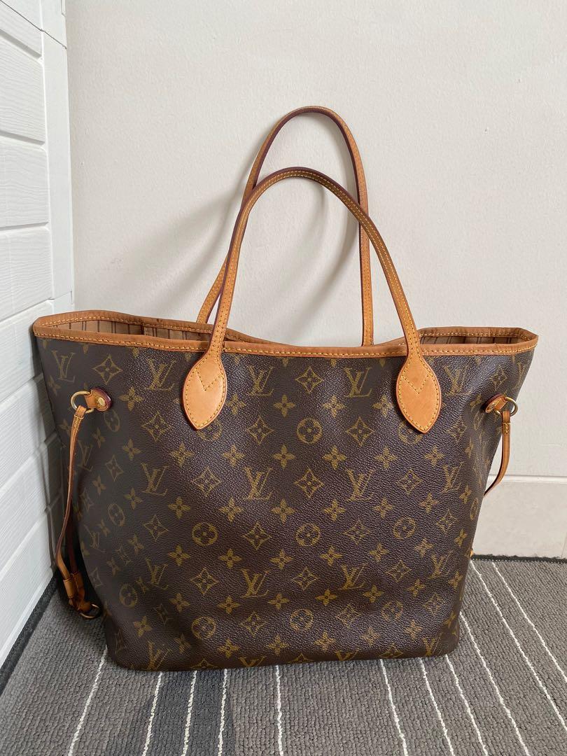 Louis Vuitton Neverfull MM 2008 Preloved Fesyen Wanita Tas