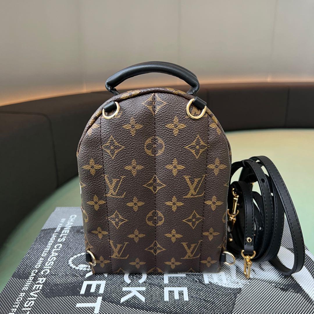 Louis Vuitton Palm Springs Monogram Love Lock Mini Brown