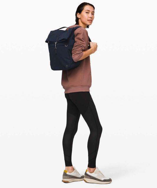 Lululemon Cross Paths Rucksack in Navy Women s Fashion Bags