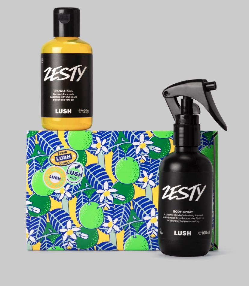 Lush Zesty Gift Zesty Body Spray & Zesty Shower Gel, Beauty