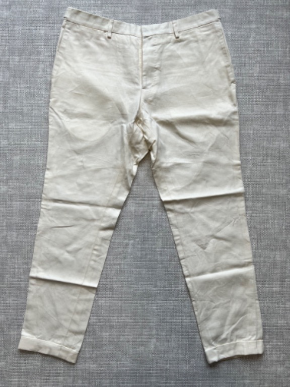 White linen pants zara new arrivals