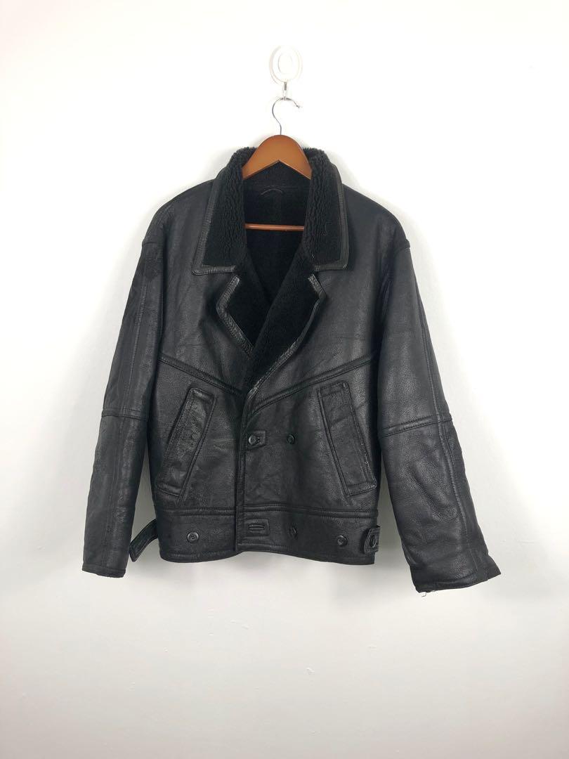 Mezzo Forte Leather Jacket, Men's Fashion, Coats, Jackets and Outerwear ...