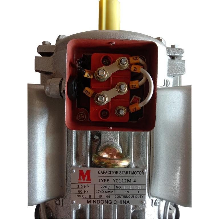 Mindong Electric Motor 3HP Single Phase, Commercial & Industrial