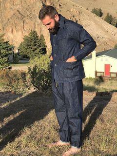 Monitaly drop crotch denim pants 單寧牛仔褲