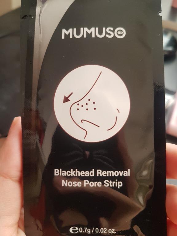MUMUSO Blackhead Nose Strip TAKE ALL 9 PIECES for 70 pesos! (box