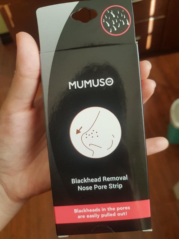 MUMUSO Blackhead Nose Strip TAKE ALL 9 PIECES for 70 pesos! (box