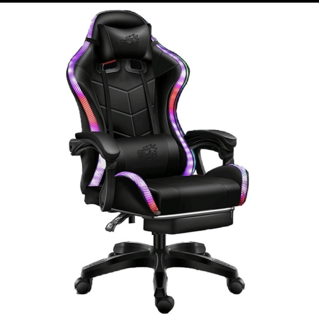 NAGATECH RGB PREMIUM GAMING CHAIR WITH MASSAGE AND BLUETOOTH