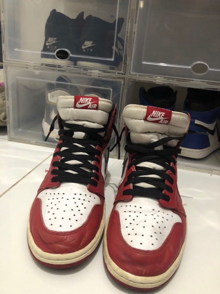 Nike air jordan 1 high size 42,5 made in china, Fesyen Pria, Sepatu ,  Sneakers di Carousell