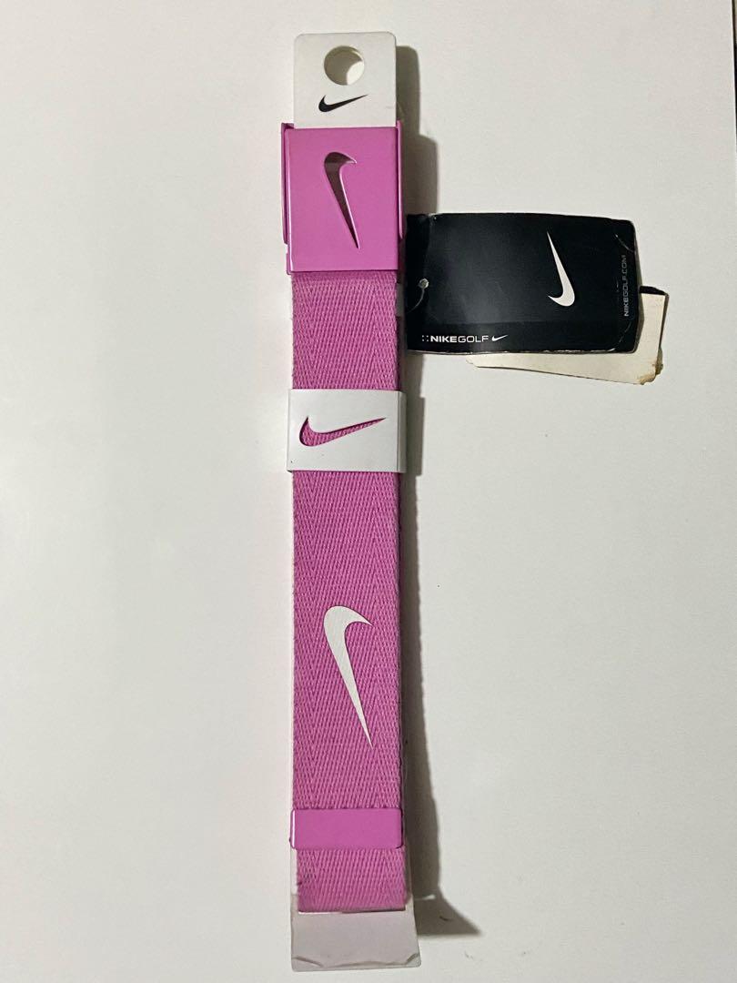 nike pink belt