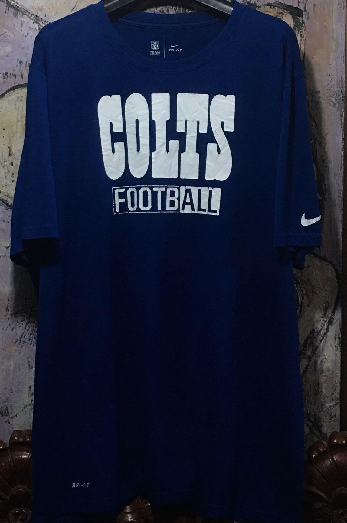 T-shirt Nfl Team Apparel Blue size L International in Polyester - 35031546