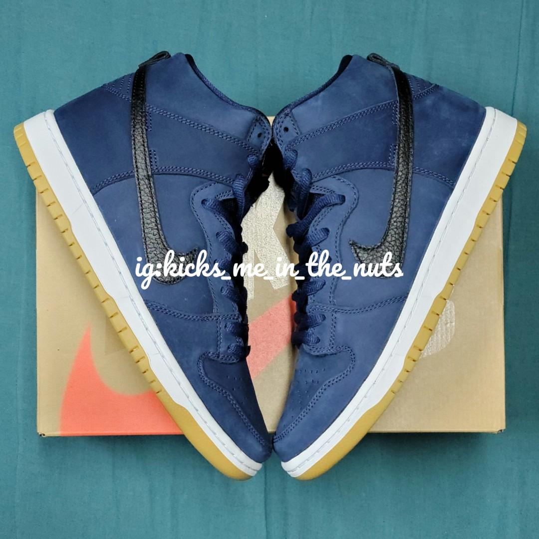 dunk high navy gum