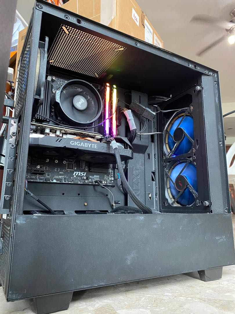 [NO GPU] NZXT Build|Ryzen 5 5600X|16GB RAM|, Computers & Tech, Desktops ...