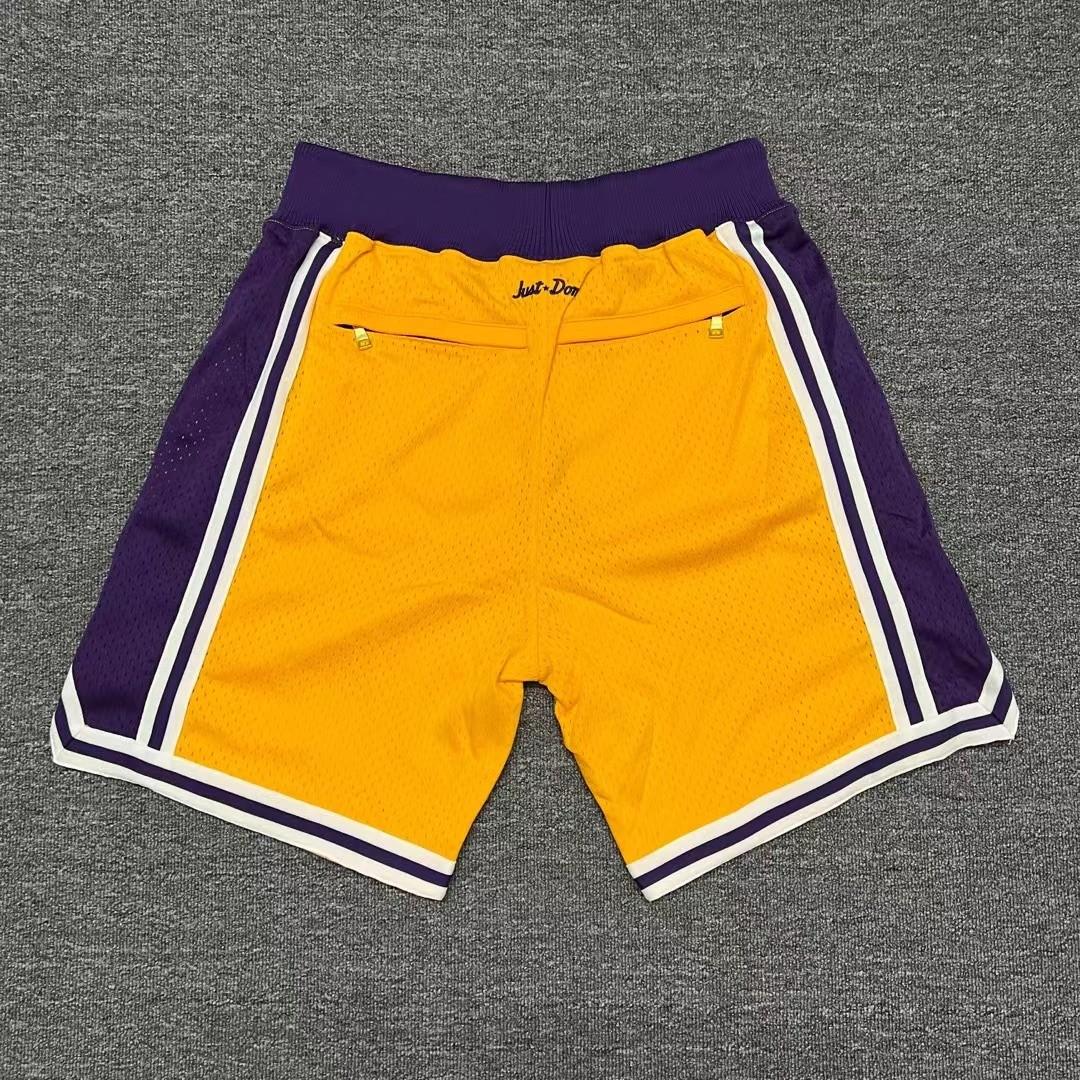 Lakers shorts mitchell and ness hot sale