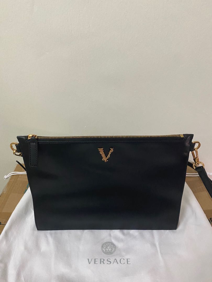 Versace virtus clutch on sale bag