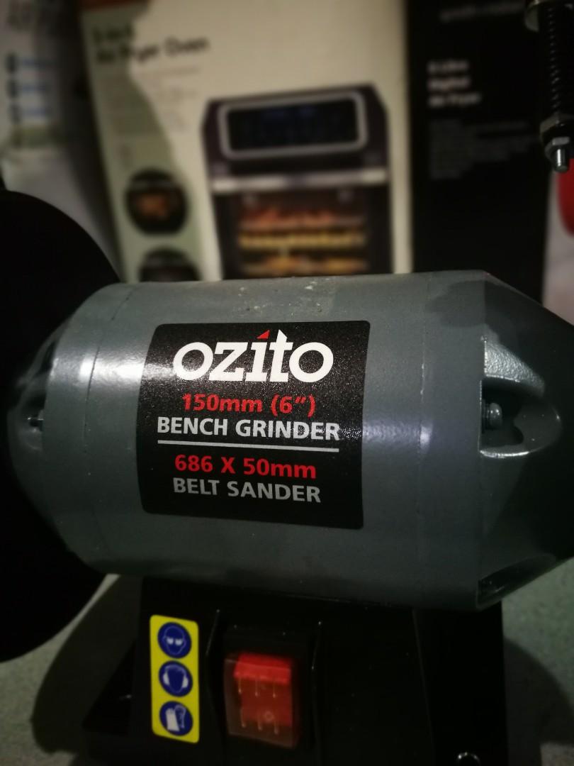 Ozito bench grinder and belt sander 