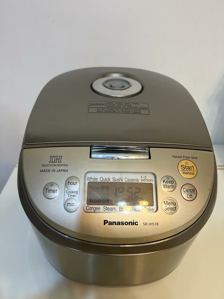 Panasonic 電飯煲 金蛋IH SRJHS18 cooker, 電視及其他電器 , 廚房用具, 鍋具 Carousell