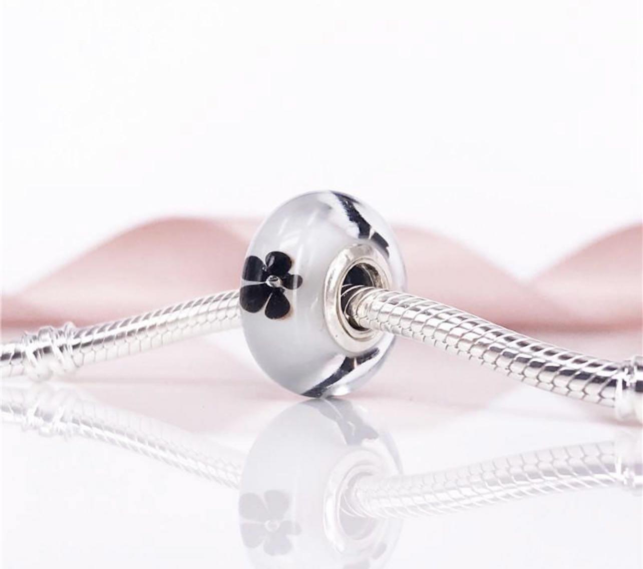 Pandora cherry blossom murano glass deals