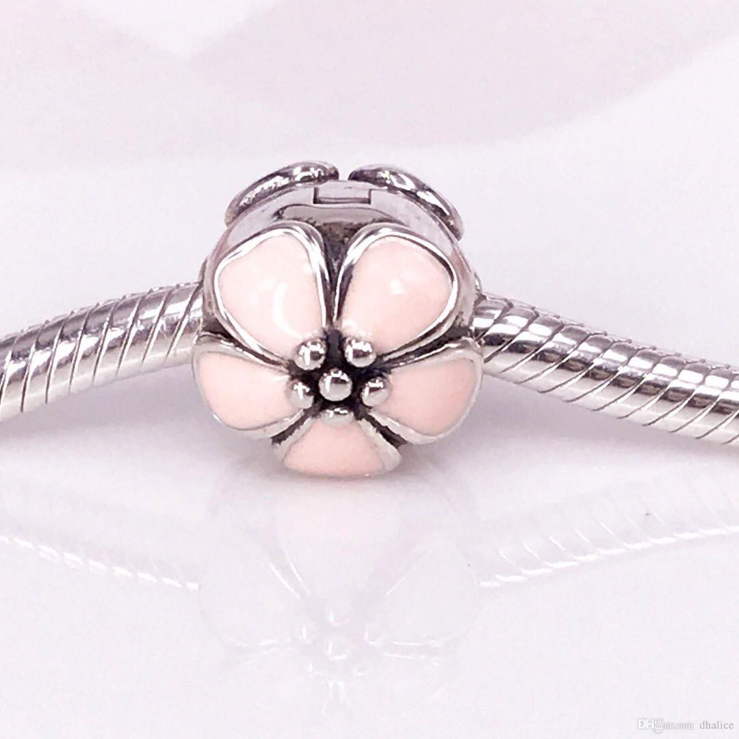 Pandora Pink Cherry Blossom Clip Charm