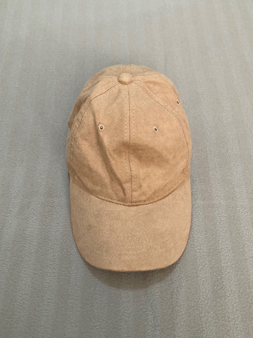 Plain Brown Baseball Cap, Men's Fashion 