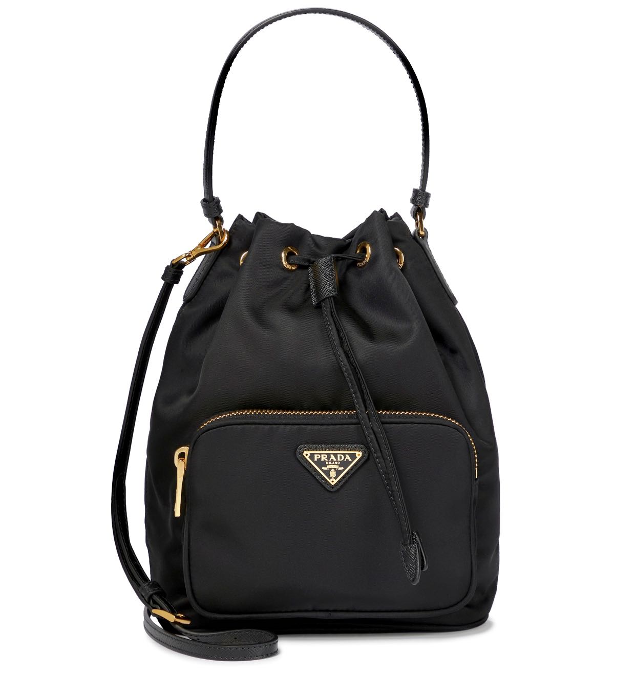 Prada Bucket Nylon Crossbody Bag, Luxury, Bags & Wallets on Carousell