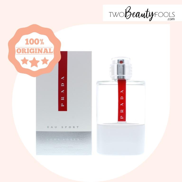 PRADA LUNA ROSSA EAU SPORT EDT FOR MEN 125ml Brand New 100