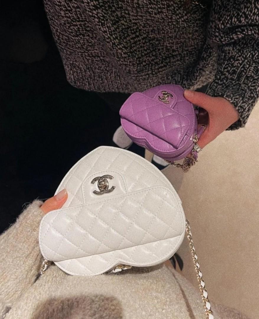 Chanel 22S Small Heart Bag, Luxury, Bags & Wallets on Carousell