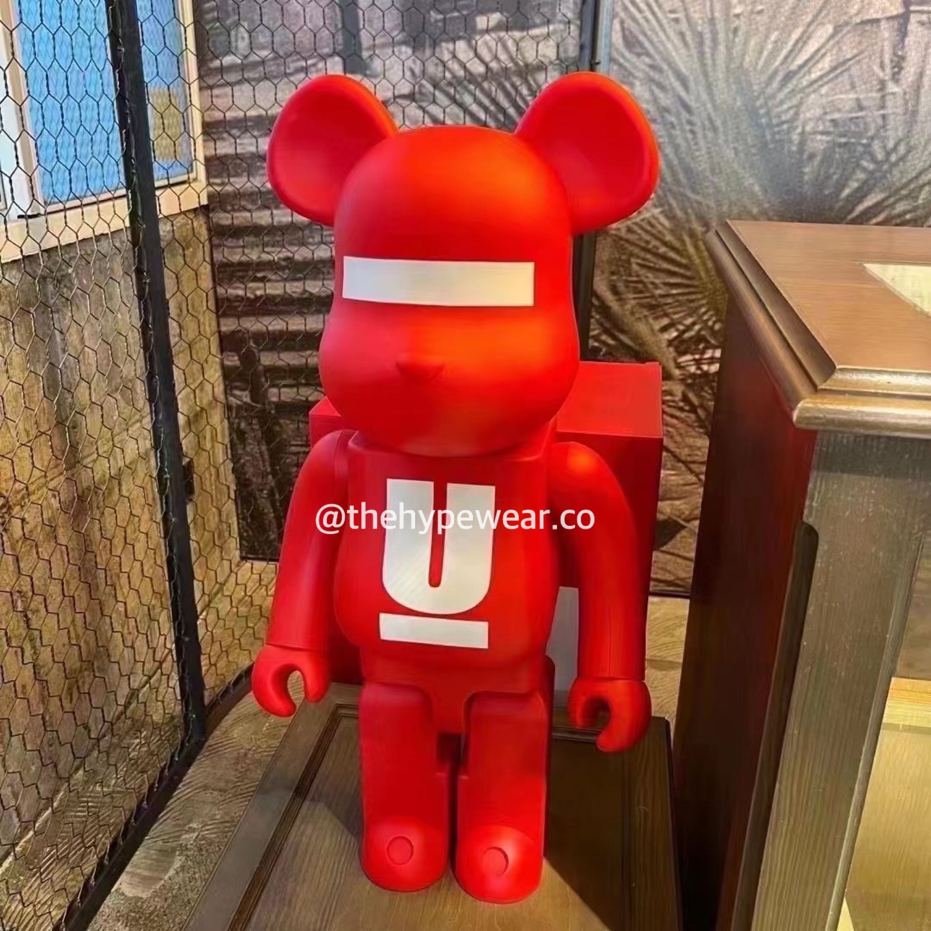 Preorder]Bearbrick Undercover Logo Red 1000%, Hobbies & Toys, Toys