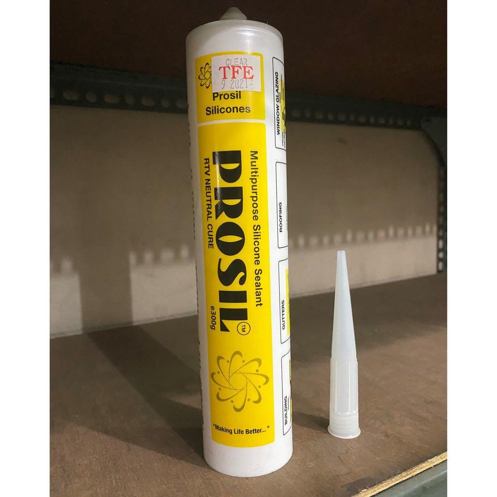 Prosil Multipurpose Silicone Sealant 300g CLEAR, Commercial