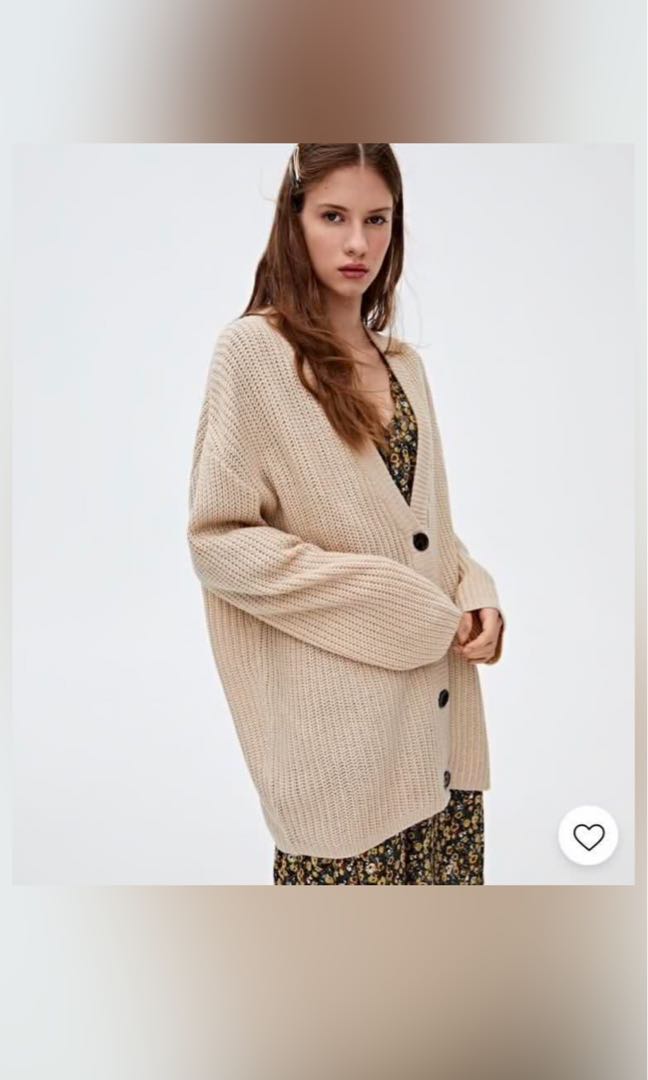 Oversized Knitted Cardigan 