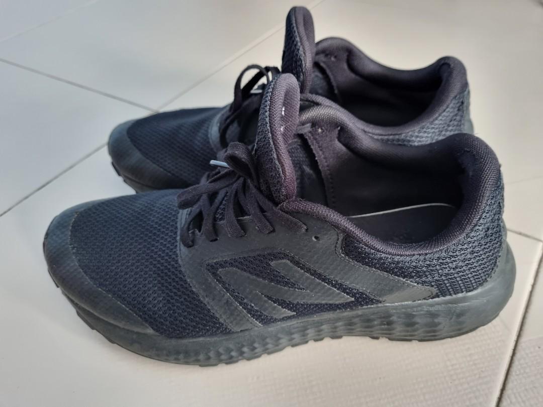 Pure black sneakers sale