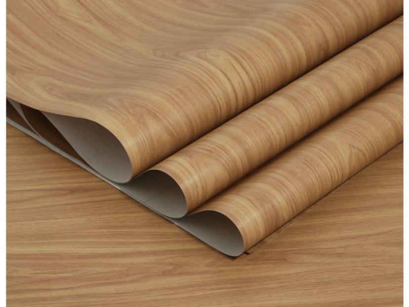 Ready Stock 60cm/90cm Teak Wood PVC Stickers Wallpaper Decal Wardrobe ...