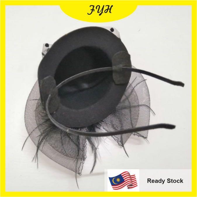 Mini top hat with veil shop