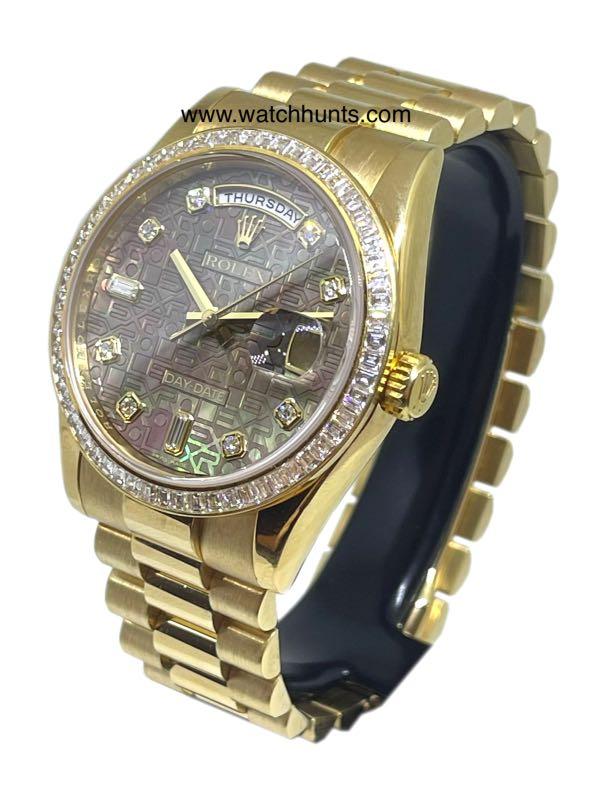 Rolex Day Date 118398Br, Luxury, Watches On Carousell