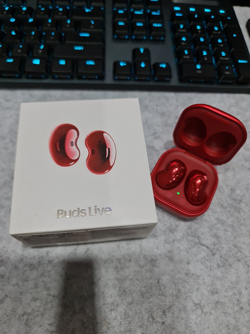 Samsung Galaxy Buds live Red Audio Earphones on Carousell