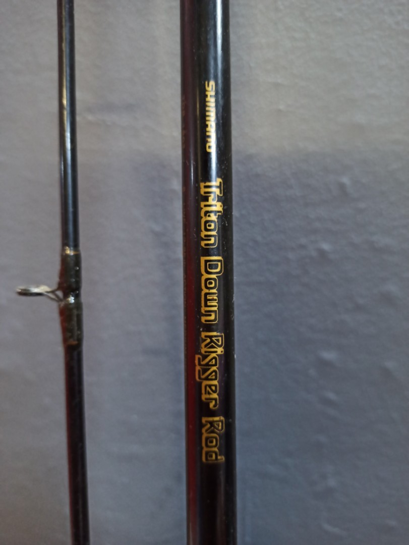 Down Rigging Rod Shimano Triton down rigger rod 8ft, Sports Equipment, Fishing on Carousell