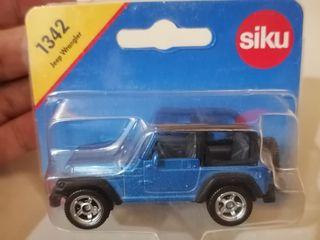 Siku Super 1342 Blue White Jeep Wrangler Off-road Sport Utility SUV Car Model
