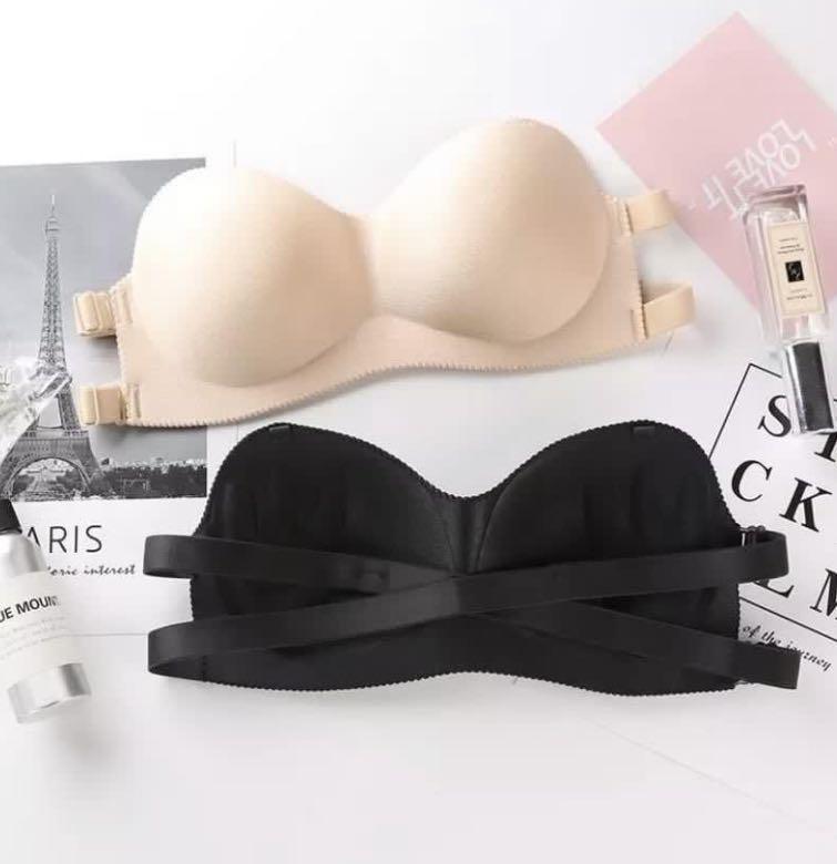 Silicone Bra Pad Gathered Wings Breathable Invisible Seamless, Women's  Fashion, New Undergarments & Loungewear on Carousell