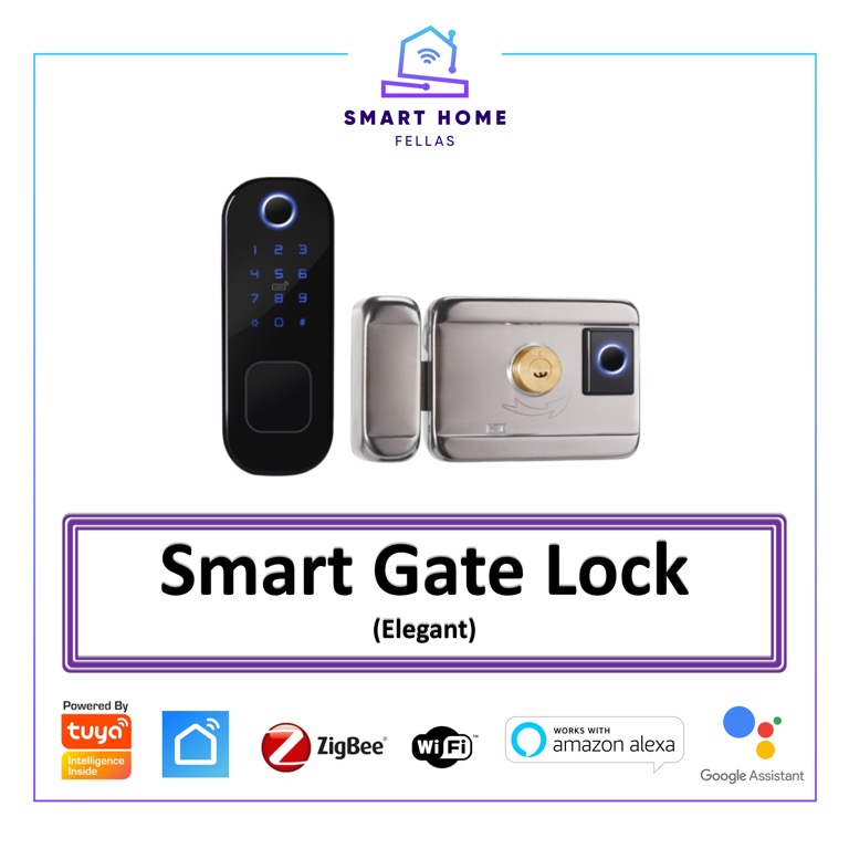 Smart Gate Lock with Door Sensor Smart Home Automation Living! Smart