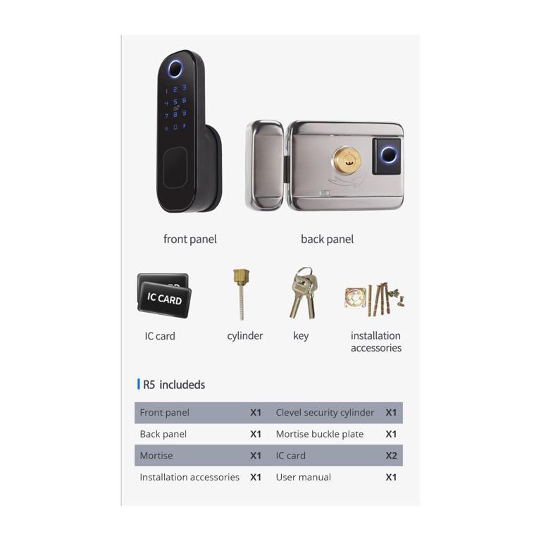 Smart Gate Lock with Door Sensor Smart Home Automation Living! Smart