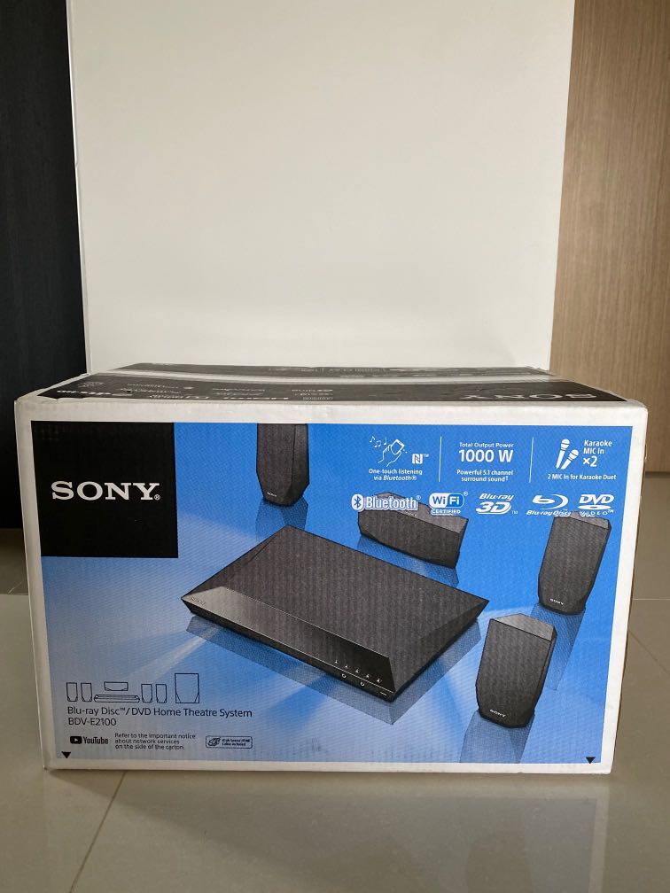 Sony BDV E2100 bluray/DVD HOME Theatre system, TV & Home Appliances