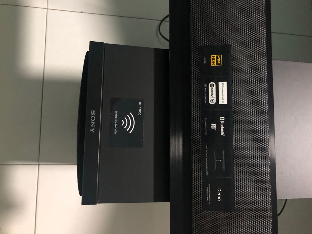 Sony Brand sound bar with Active Sub woffer, TV & Home Appliances, TV